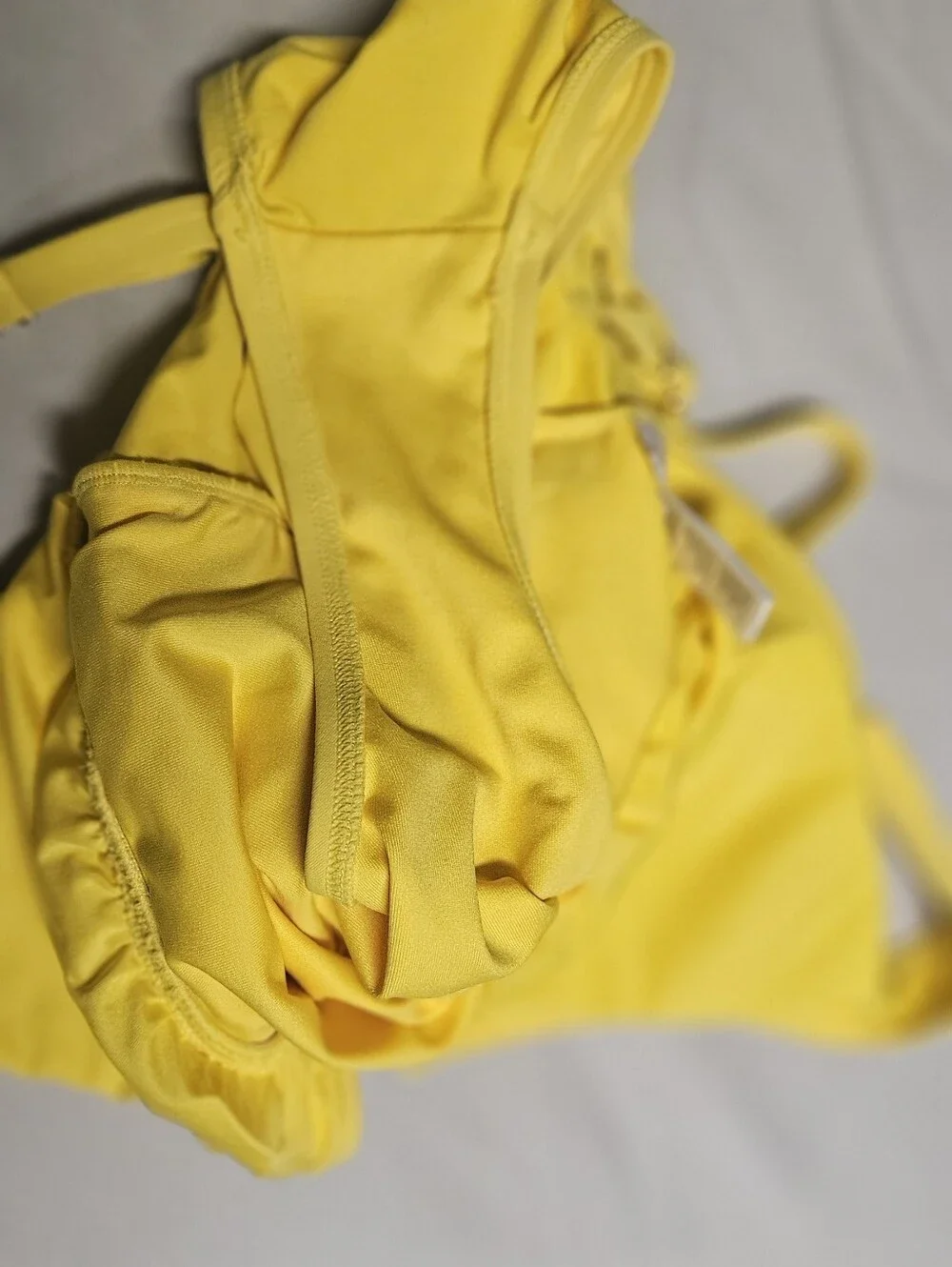 Michael Kors One Piece Yellow Swimsuit